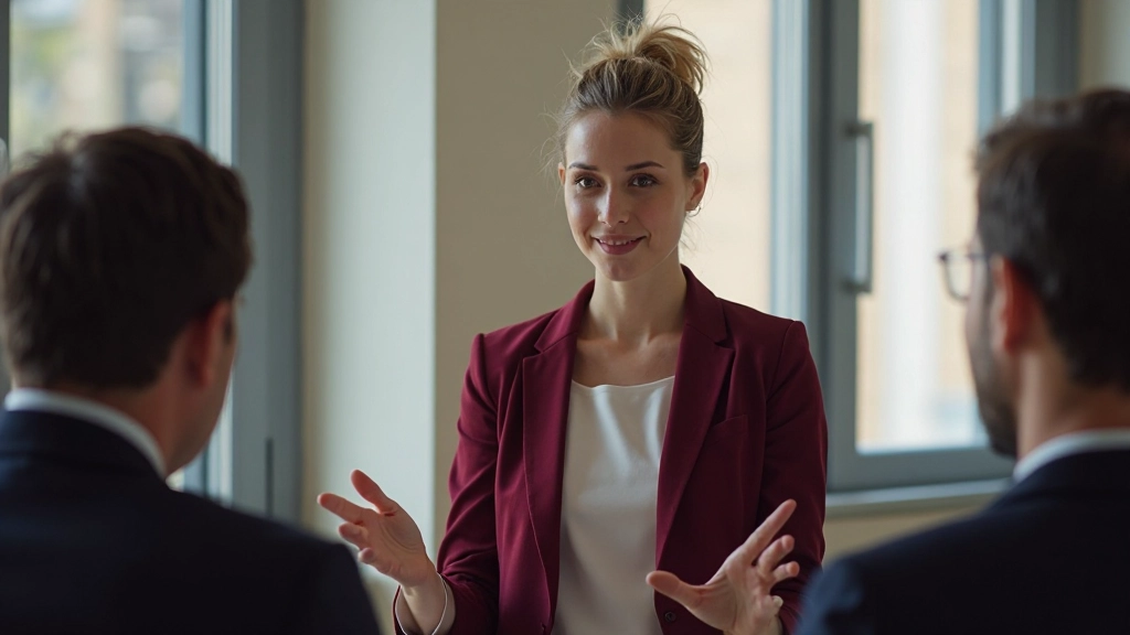 Leider die feedback verzamelt van teamleden tijdens strategische planning sessie